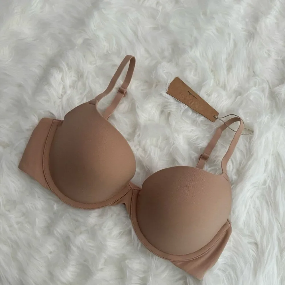 Skims Fits Everybody Pushup Demi Bra Clay Size 36C - Picture 4 of 5